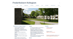 Desktop Screenshot of frederikshavnkollegium.dk