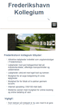 Mobile Screenshot of frederikshavnkollegium.dk